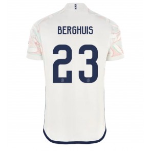Ajax Steven Berghuis #23 Replika Udebanetrøje 2023-24 Kortærmet